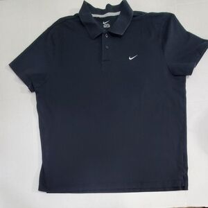 Nike Men's Black Polo Shirt